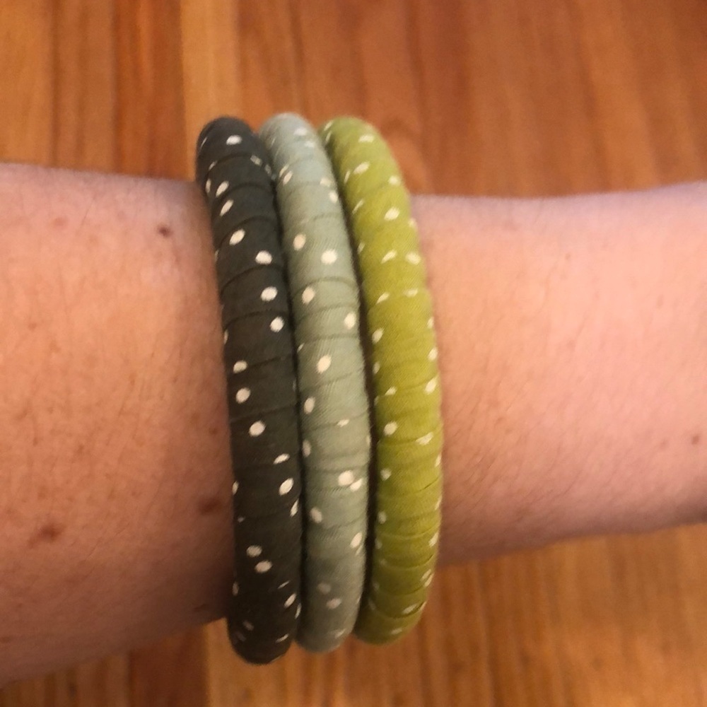 Polka dot bracelets